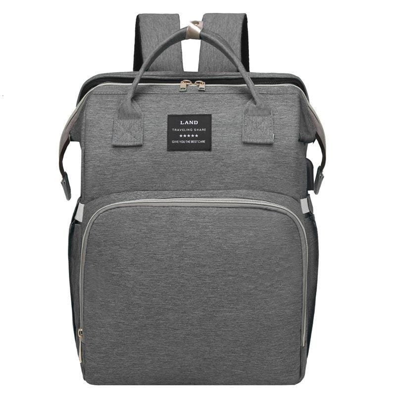 Multifunctional Baby Travel Backpack with Insulated Pockets & Water-Resistant Fabric for Parents On-the-Go