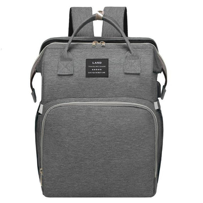 Multifunctional Baby Travel Backpack with Insulated Pockets & Water-Resistant Fabric for Parents On-the-Go