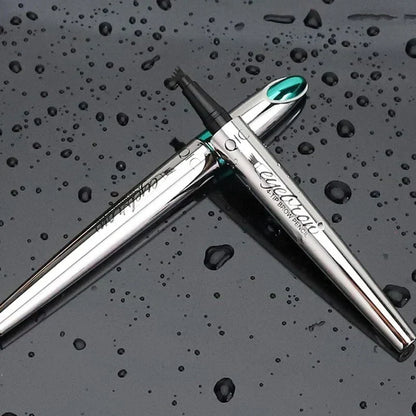 Four-Prong Microblading Brow Pen with Long-Lasting Formula for Natural Hair-Like Strokes