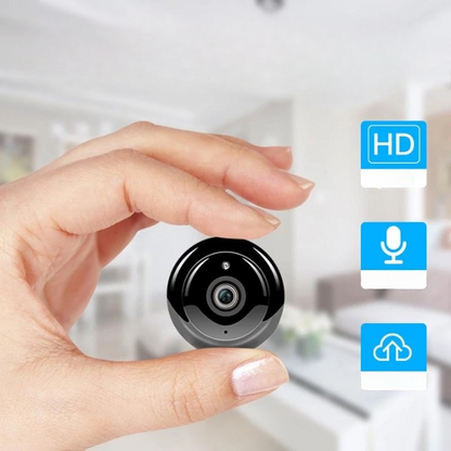 Compact Wireless Security Camera 1080p HD Video Day Night Vision Motion Detection Magnetic Mount No Drilling Smart Home Monitoring