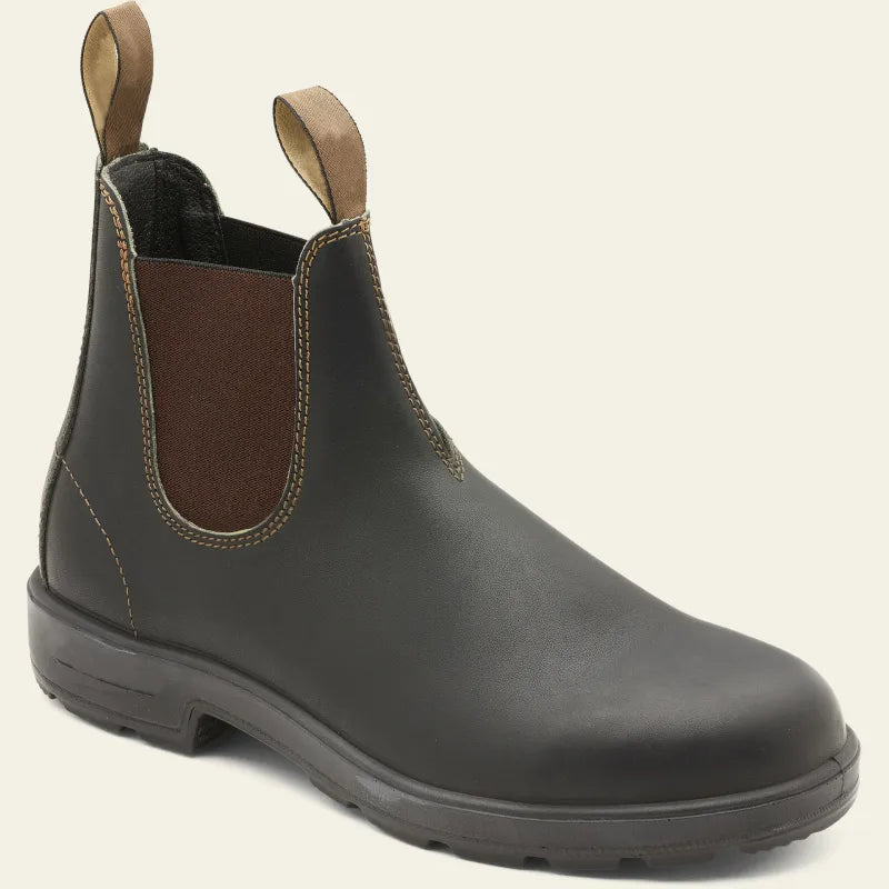 Rain-Ready Pull-On Ankle Boots with Stretchy Side Panels for Women | All-Day Traction Sole