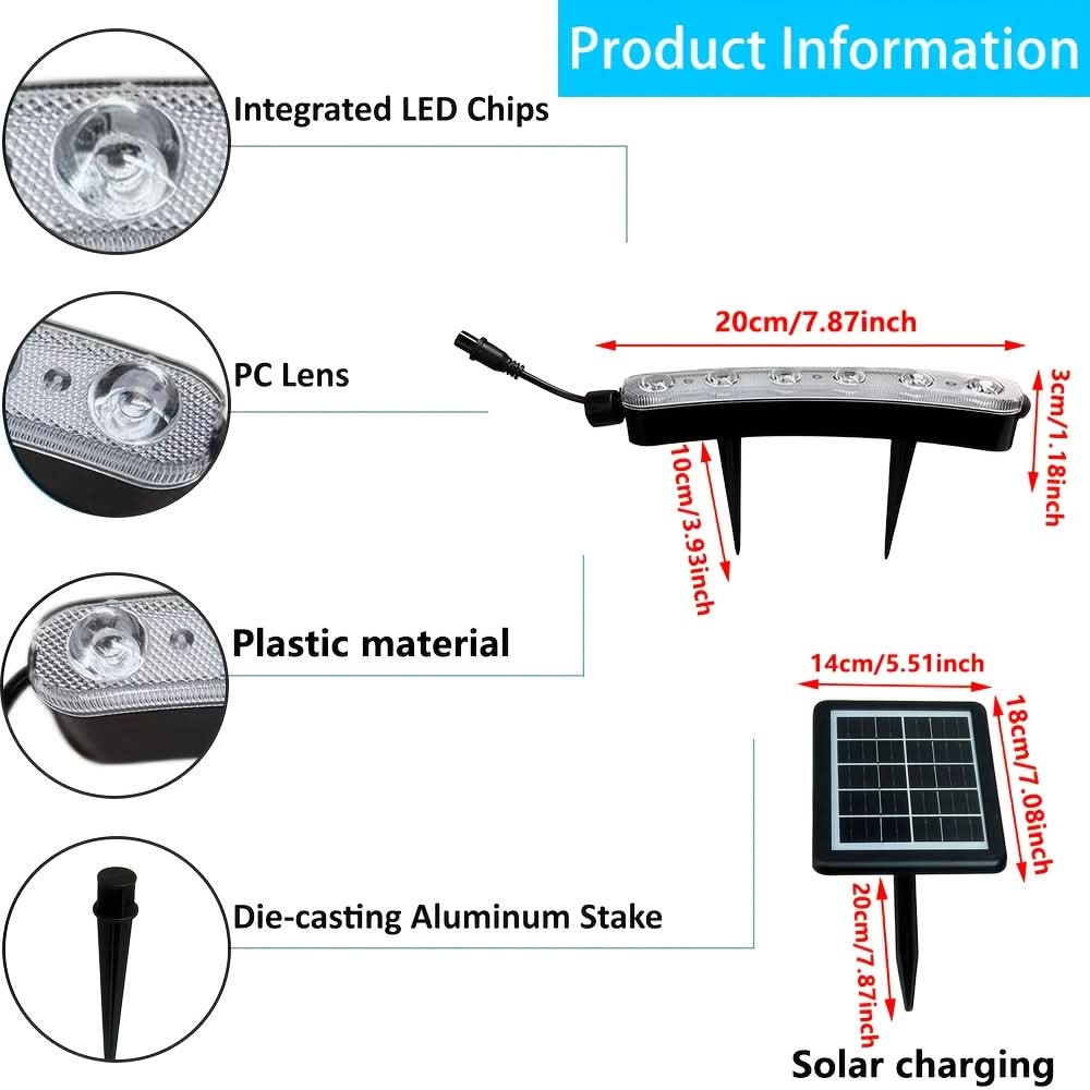 Arboria - Lampe solaire décorative pour arbre et pelouse