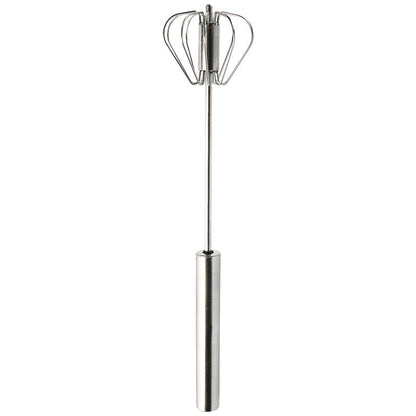 Rotary Hand Whisk for Eggs Cream Batter Kitchen Semi-Automatic Push Mixer for Baking Cooking Home Chef Tool