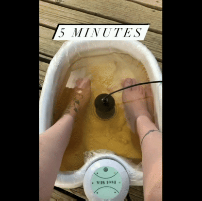 Revitalizing Ionic Foot Bath Massager with Vibrating Whirlpool Action for Ultimate Detox Relaxation