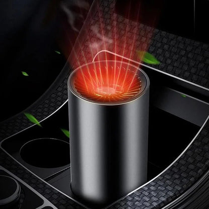 Portable 12V Vehicle Heater & Defroster with 360° Rotating Nozzle – Cup Holder Design for Cars, Trucks & SUVs