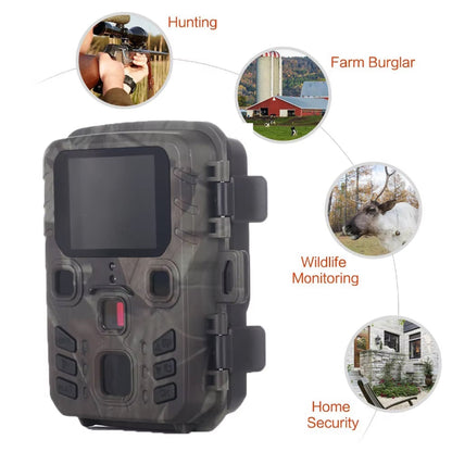 WiFi Trail Camera with Night Vision & Motion Sensor for Outdoor Wildlife Property Monitoring 20MP HD Waterproof IP65