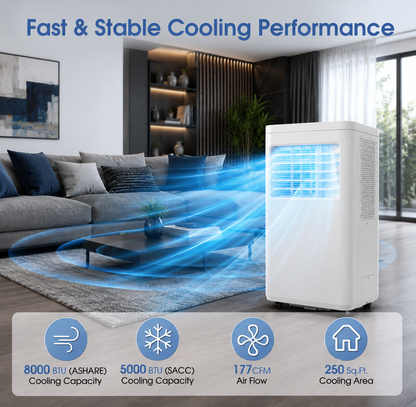 Indoor Cooler | Portable Air Conditioner with Adjustable Airflow | Efficient Cooling Solution for Home and Office