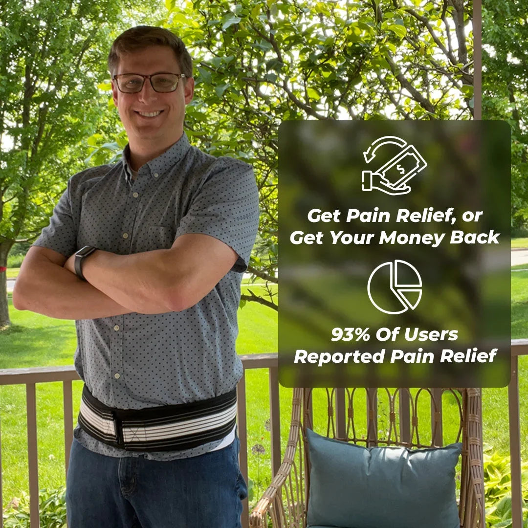 Lower Back Support Belt Targeted Compression & Pain Relief