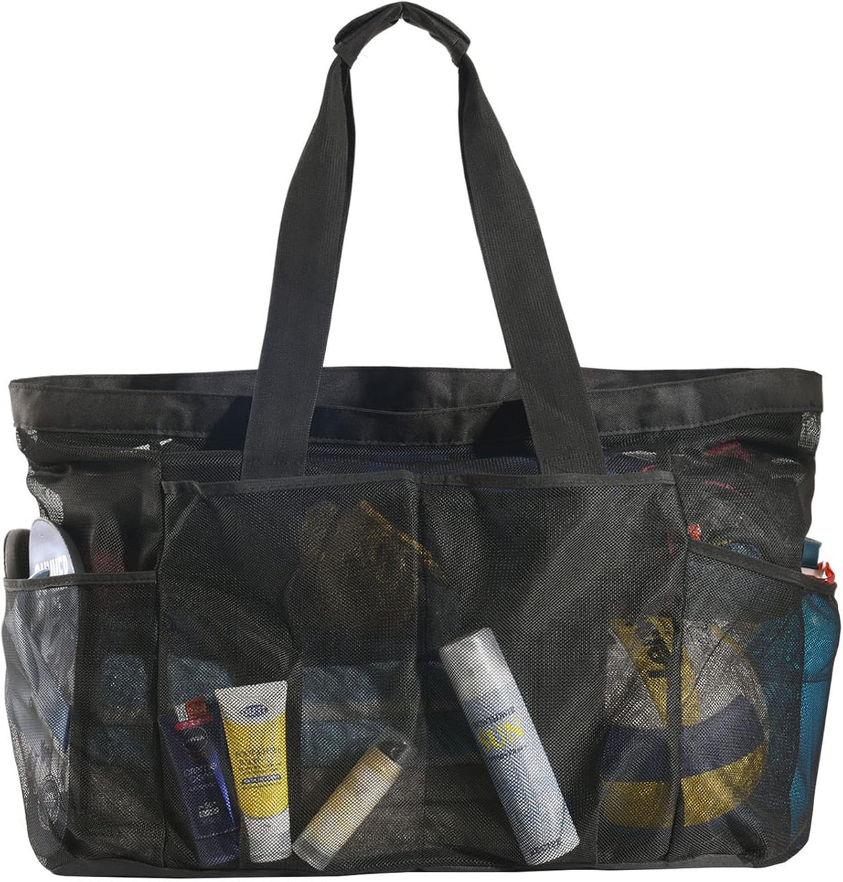 Oversized Breathable Carryall Bag with Secured Pocket for Summer Outings, Pool Days & Family Trips