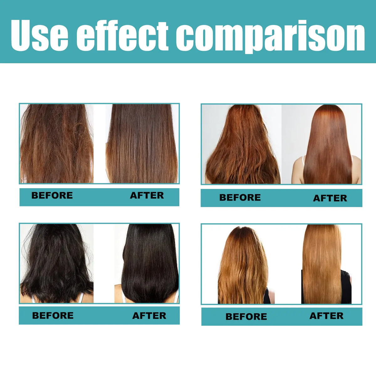 Keratin Smoothing Treatment Cream for Frizzy Curly Hair — Deep Conditioning Mask for Salon-Quality Straightening at Home — Nourishing