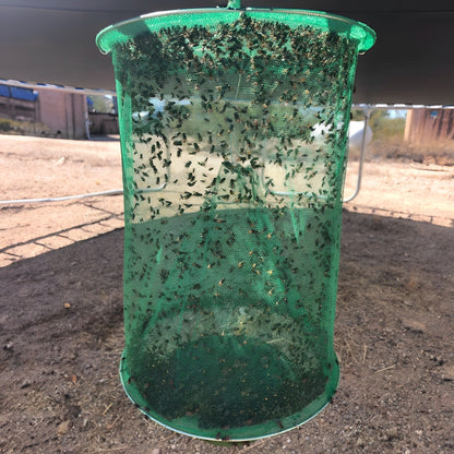 Reusable Outdoor Fly Catcher Trap with Natural Bait for Barns, Patios & Gardens