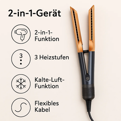 Dual Function Hair Dryer and Straightener | SleekStyle Pro