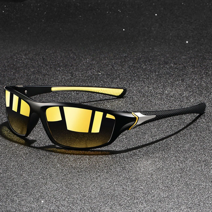 Polarized Metal Sunglasses for Men – UV400 Eye Protection & Anti-Glare Lenses