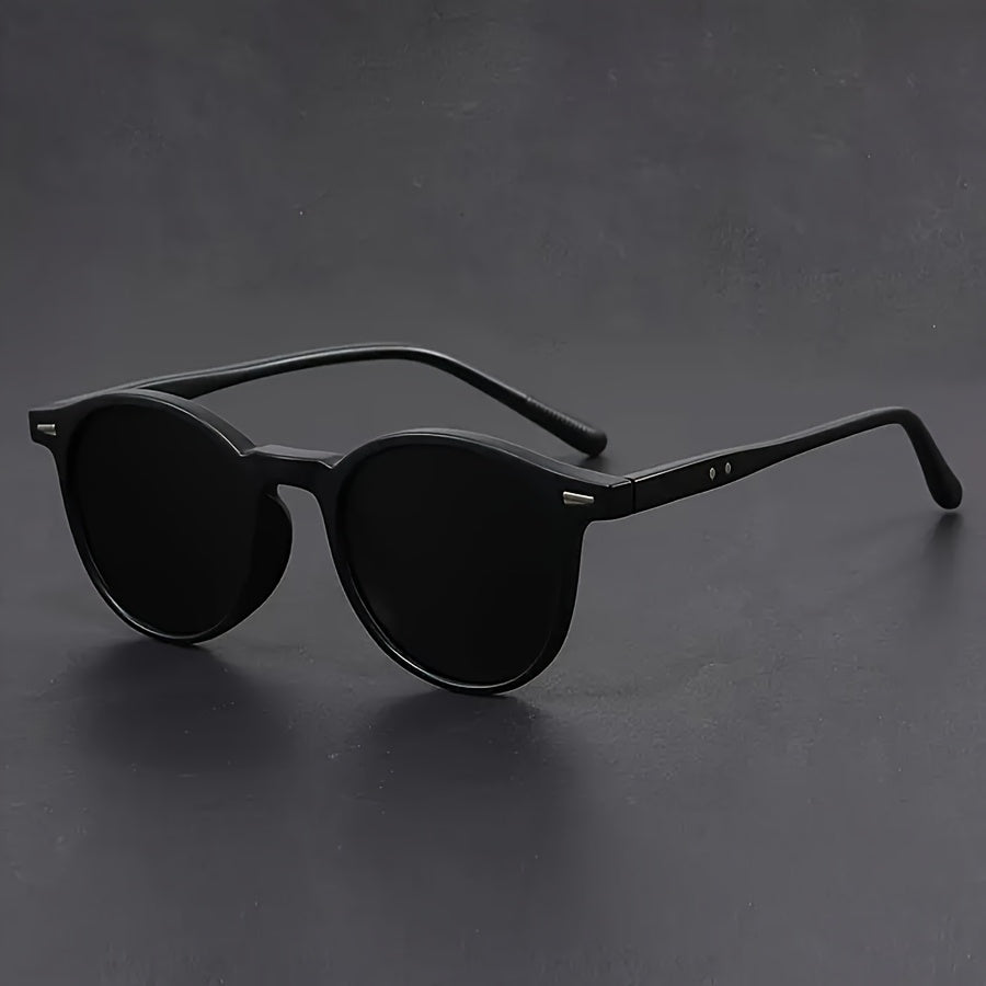 Men's Circular Eyeglasses Polycarbonate Fashion Accessory Vintage Style Patterned for Everyday Casual Wear Office Street