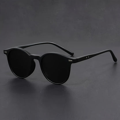 Men's Circular Eyeglasses Polycarbonate Fashion Accessory Vintage Style Patterned for Everyday Casual Wear Office Street