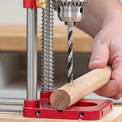 Precision Hole Drilling Jig Adjustable Guide for Wood Projects Cabinet Assembly Furniture Building DIY Carpentry