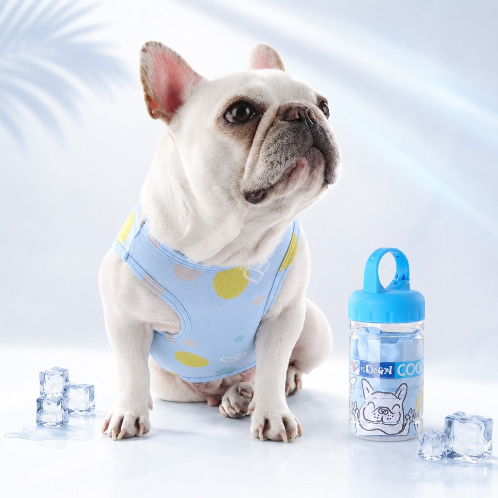 Ortekor French Bulldog Cooling Vest for Hot Summer Walks