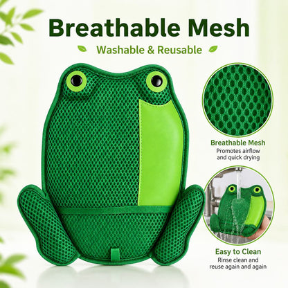 Ortekor Froggy Pet Hair Removal Grooming Mitt for Cats & Dogs - Gentle Daily Deshedding Glove for Sofas, Rugs, Clothes & Car Seats