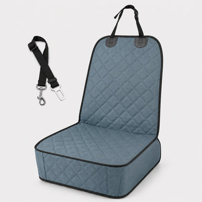 Ortekor Front Seat Pet Car Seat Cover with Seat Belt Tether - Passenger Seat Protector