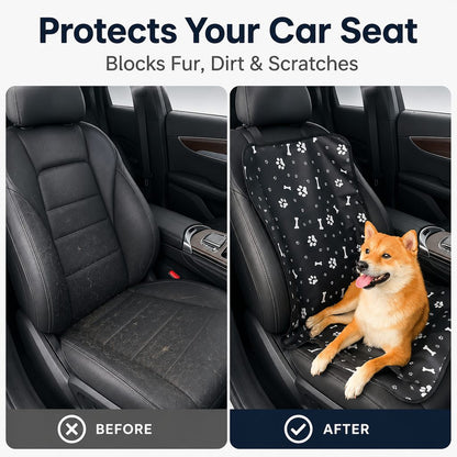 Ortekor Front Seat Pet Car Cover for Dogs - Waterproof Seat Protector for Mud, Fur & Scratches | Universal Fit for Cars, SUVs & Trucks