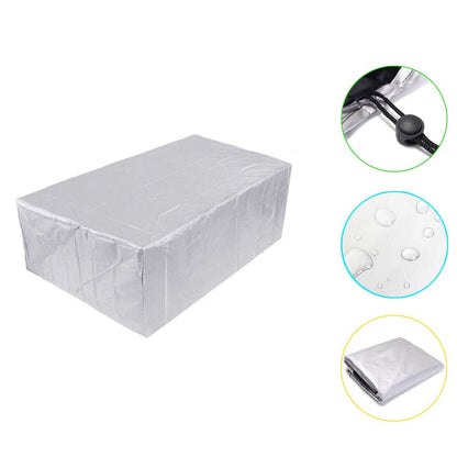 Housse de protection extérieure tout temps - Protection de terrasse imperméable et résistante aux UV toute l'année