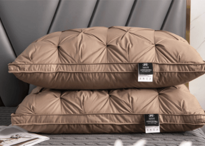 Premium Down Pillow for Deep Sleep – Neck Support, Breathable, Hypoallergenic for Side and Back Sleepers
