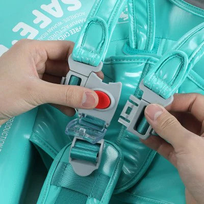 Inflatable Baby Float Ring with Sun Canopy UPF 50+ for Pool Beach Swimming Toddler Infant Water Safety Seat