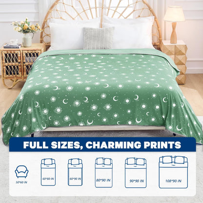 Confort douillet | Couverture rafraîchissante en tissu double face | Couverture d'été légère pour les dormeurs ayant chaud et les voyages