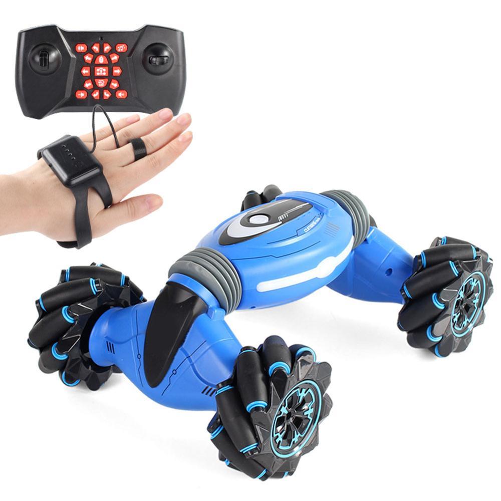 Voiture télécommandée à contrôle gestuel avec rotation à 360° et bracelet de commande pour enfants de 6 ans et plus