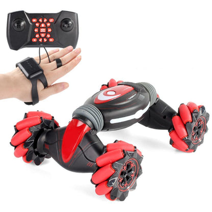 Voiture télécommandée à contrôle gestuel avec rotation à 360° et bracelet de commande pour enfants de 6 ans et plus
