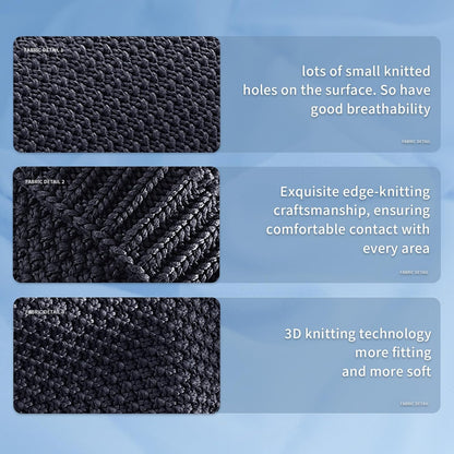 Confort douillet | Couverture lestée en tricot avec microfibre rafraîchissante | Douceur toutes saisons pour une détente ultime