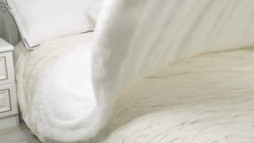 Fiora Blanket Throw - Faux Fur, Reversible Softness