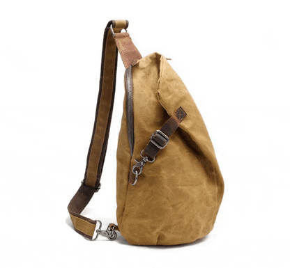 Sac bandoulière en toile résistante à l'eau avec poche antivol | Design polyvalent pour un usage quotidien sécurisé
