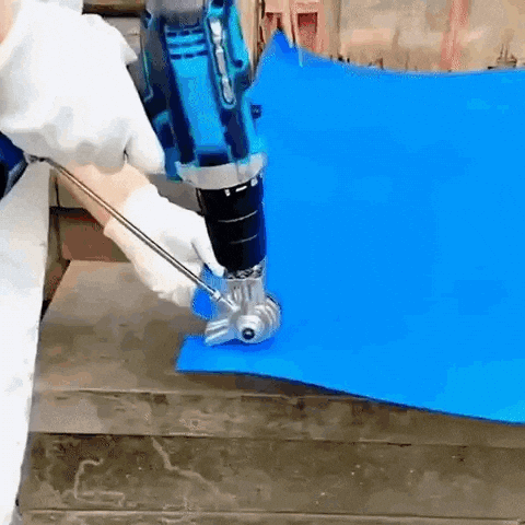 Metal Cutting Adapter | Heavy-Duty Drill Attachment with High-Hardness Blades | Precision Tool for Accurate Metalworking