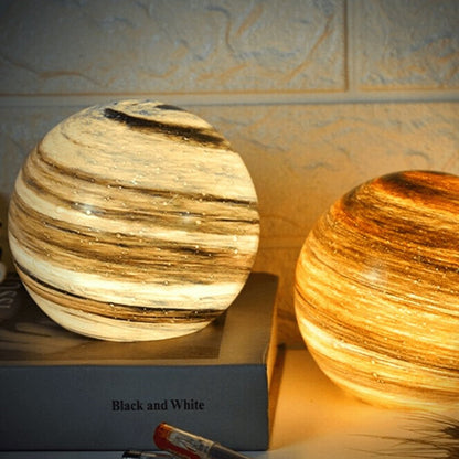 Sphere Accent Lamp 5 Inch Rechargeable 16-Color Remote-Controlled Glass Orb Light for Bedroom Nightstand Office Desk Ambient Glow Decor