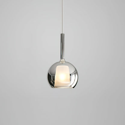 Glass Dome Hanging Ceiling Light 10 Inch for Kitchen Island Dining Room Indoor Pendant Fixture Adjustable Wire Metal Hardware