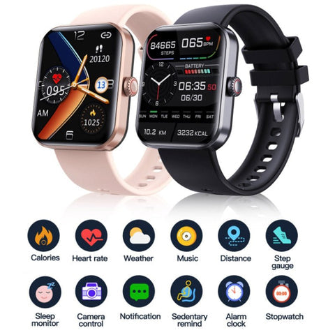 Suivi de bien-être | Montre de suivi de santé avancée aux fonctionnalités multifonctions | Design élégant pour une conscience santé au quotidien