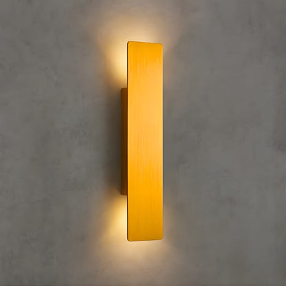 Outdoor Aluminum LED Wall Sconce Gold Finish IP65 Weatherproof Hardwired for Patio Porch Entryway 6W 18W 24W Options 2700K 6500K Lighting