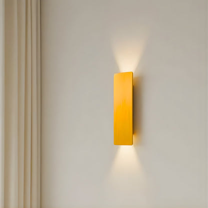 Outdoor LED Sconce in Gold Aluminum for Patio Entrance Garden Porch | Weather-Resistant Modern Fixture