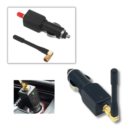 Vehicle GPS Signal Jammer Portable Privacy Device with Cigarette Lighter Adapter for Cars Trucks SUVs Anti-Tracking Protection Tool