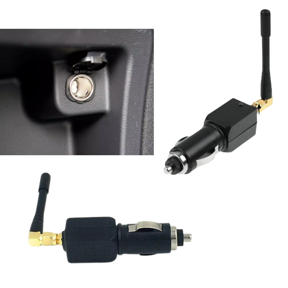 Vehicle GPS Signal Jammer Portable Privacy Device with Cigarette Lighter Adapter for Cars Trucks SUVs Anti-Tracking Protection Tool