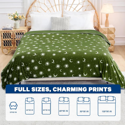 Confort douillet | Couverture rafraîchissante en tissu double face | Couverture d'été légère pour les dormeurs ayant chaud et les voyages