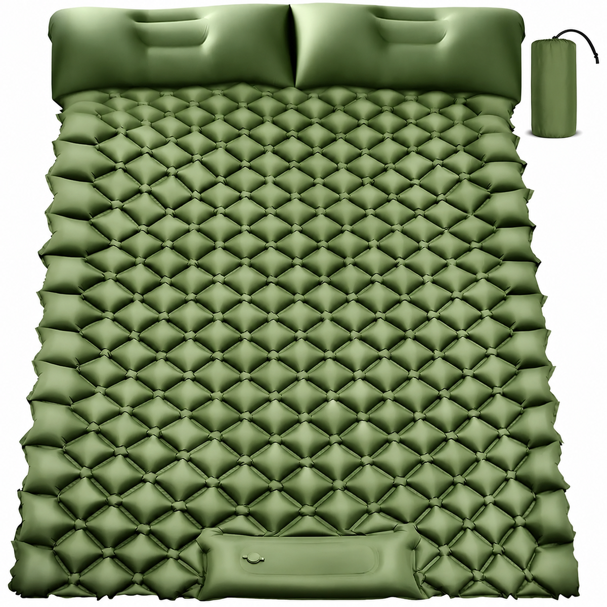 Essentiels de plein air | Matelas de couchage gonflable ultraléger avec revêtement en TPU | Matelas de couchage portable pour plus de confort et de praticité