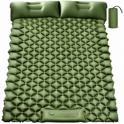 Essentiels de plein air | Matelas de couchage gonflable ultraléger avec revêtement en TPU | Matelas de couchage portable pour plus de confort et de praticité