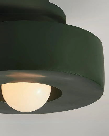 12-Inch Flush Mount LED Ceiling Light Fixture Resin Disc Contemporary Round Panel for Bedroom Hallway Living Room 3000K Warm Glow
