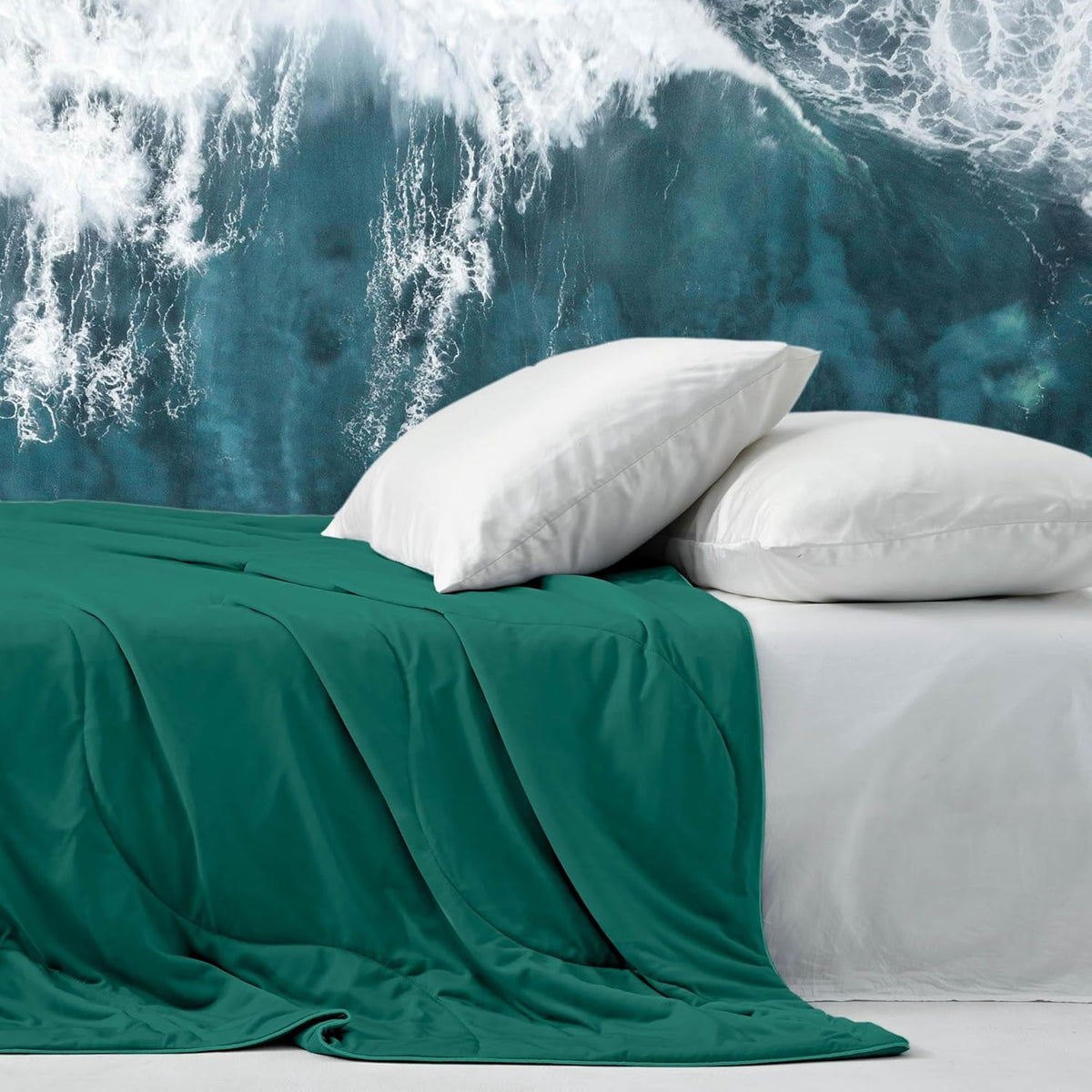 Ensemble de couette rafraîchissante | Couverture rafraîchissante légère avec taies d'oreiller rafraîchissantes | Tissu anti-humidité pour ceux qui ont chaud la nuit