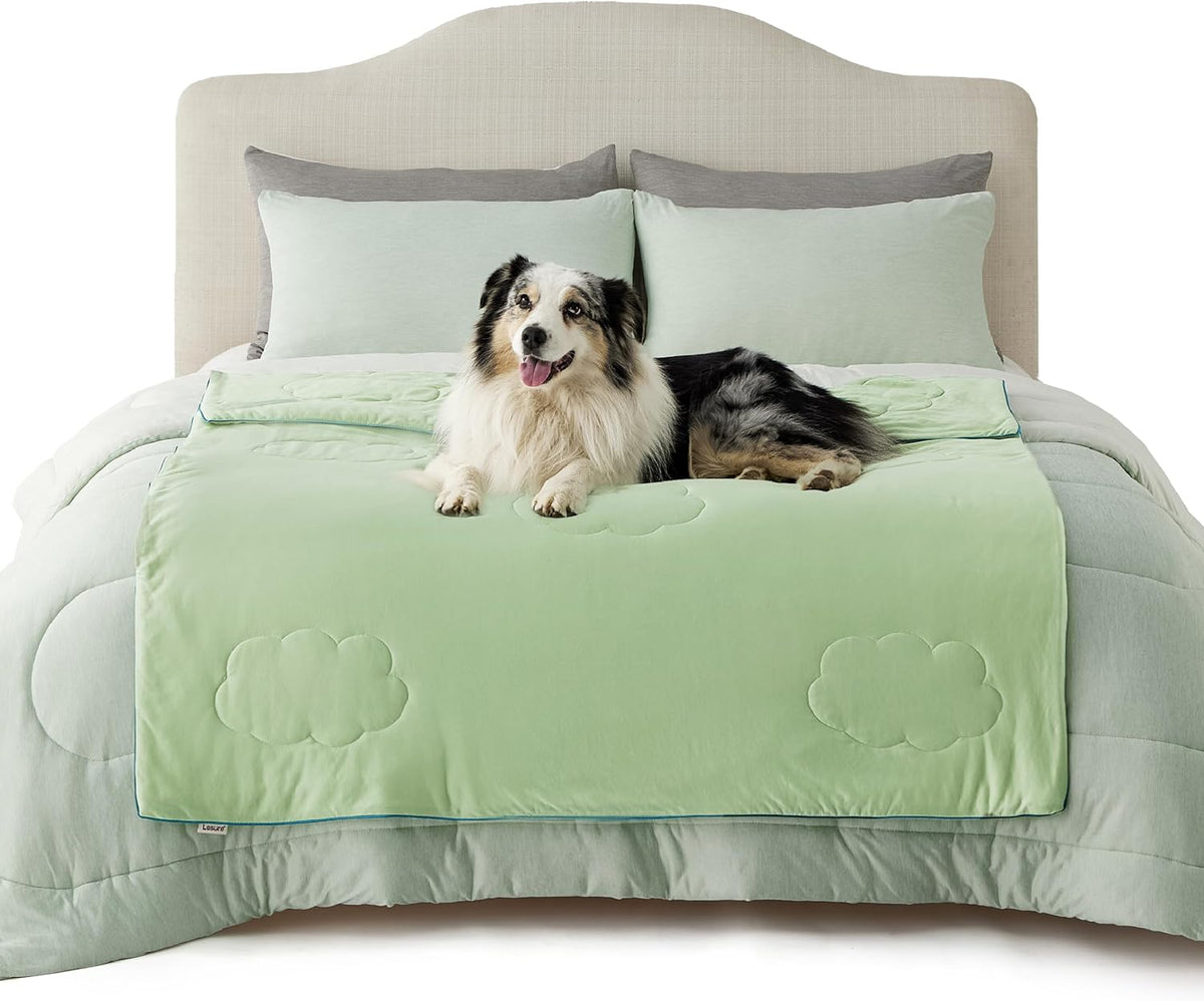 Collection Animaux Confort | Couverture rafraîchissante pour chiens avec Q-MAX>0,4 | Plaid d'été lavable pour le confort par temps chaud