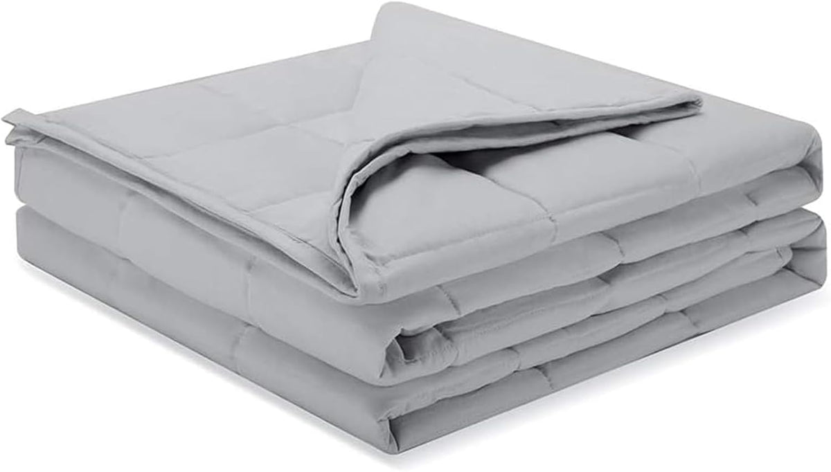 Confort douillet | Couverture lestée pour adultes en tissu rafraîchissant | Design respirant toutes saisons pour une détente absolue