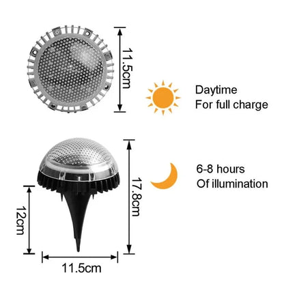 GROUNDLIVA – Waterproof Solar Ground Lights for Outdoor Landscapes