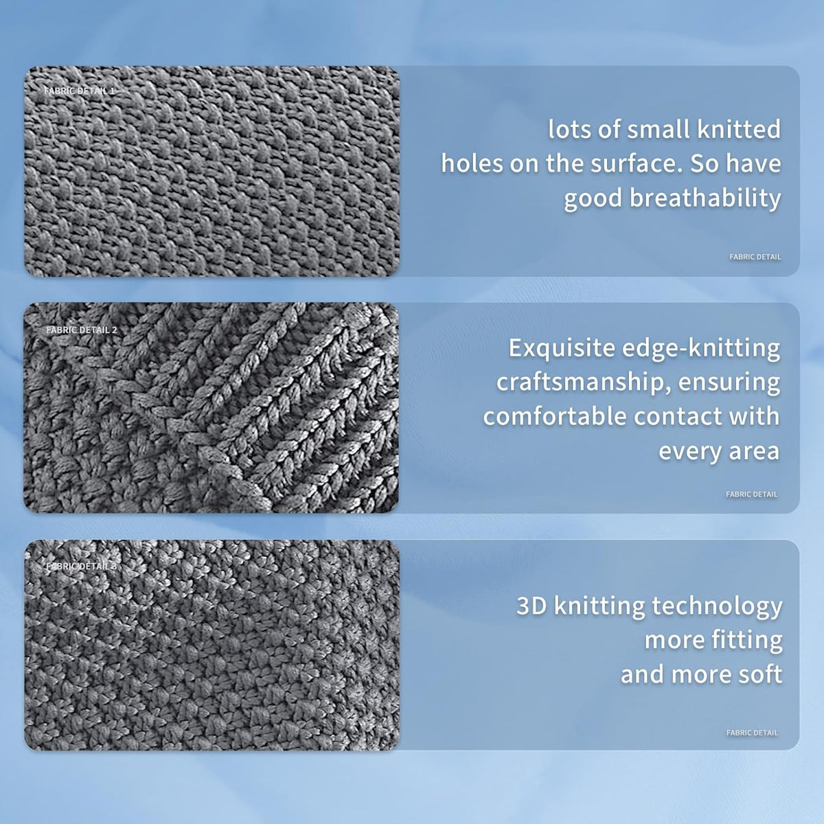Confort douillet | Couverture lestée en tricot avec microfibre rafraîchissante | Douceur toutes saisons pour une détente ultime